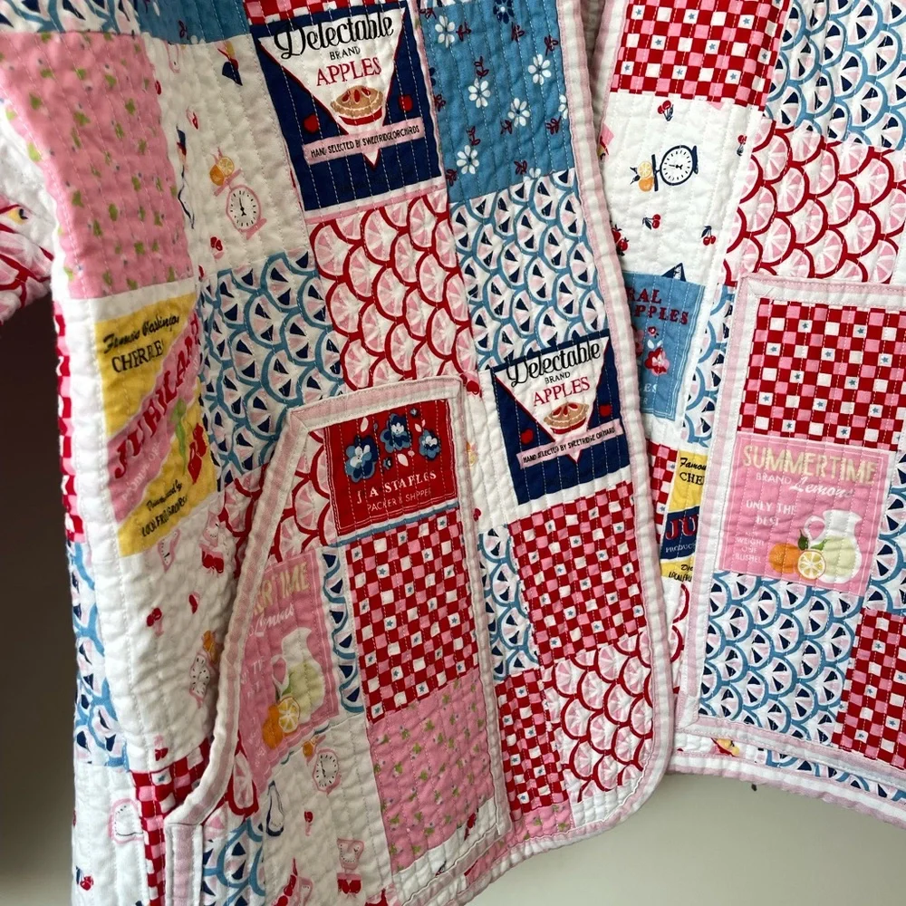 Colorful Patchwork Spring Jacket - Picture 3 of 4